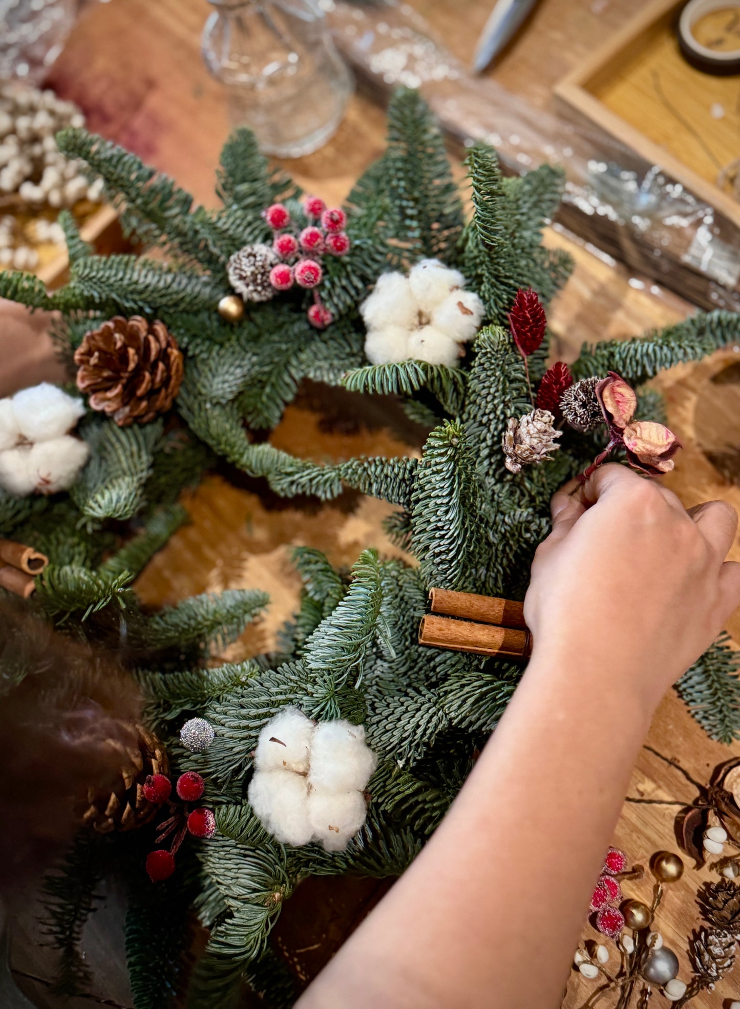 Fresh Christmas Wreath Making Workshop