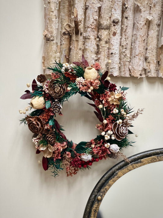 Dried Flower Christmas Wreath Making Workshop