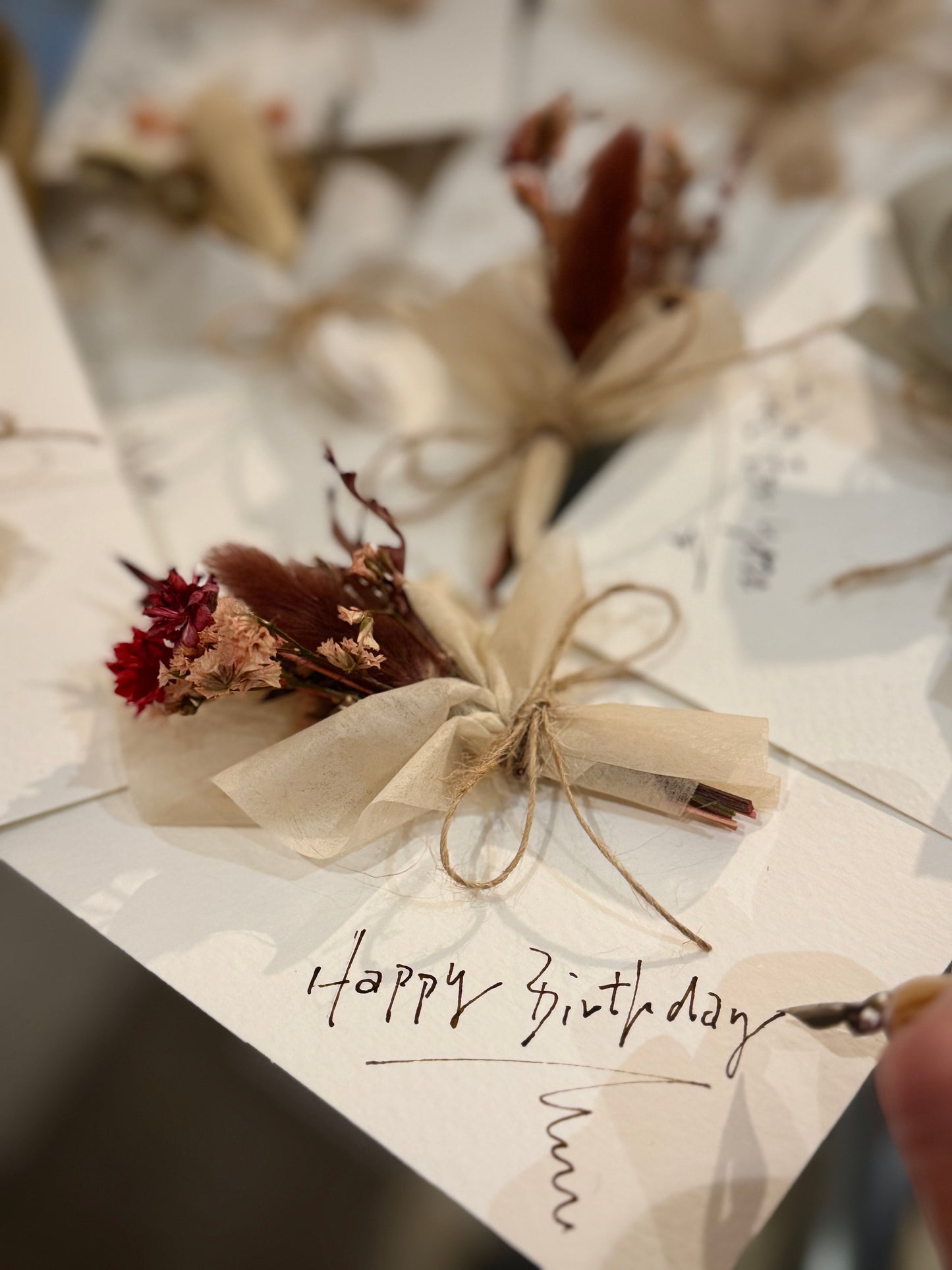 Mini Dried Flower Gift Card