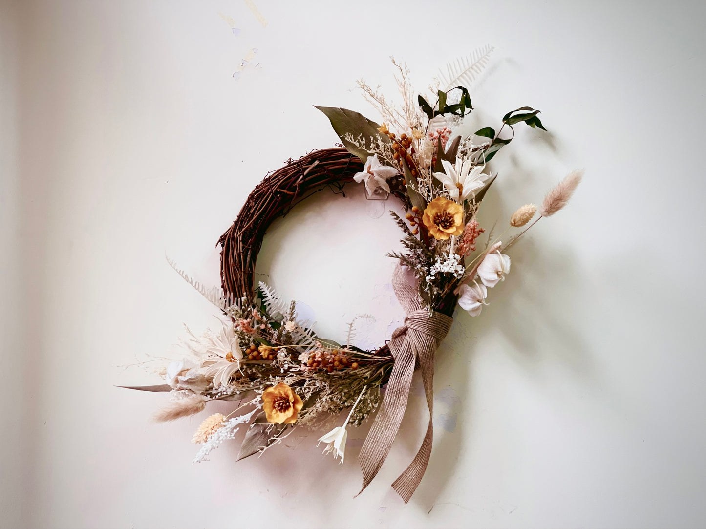 Dried Flower Half Wreath Making Workshop