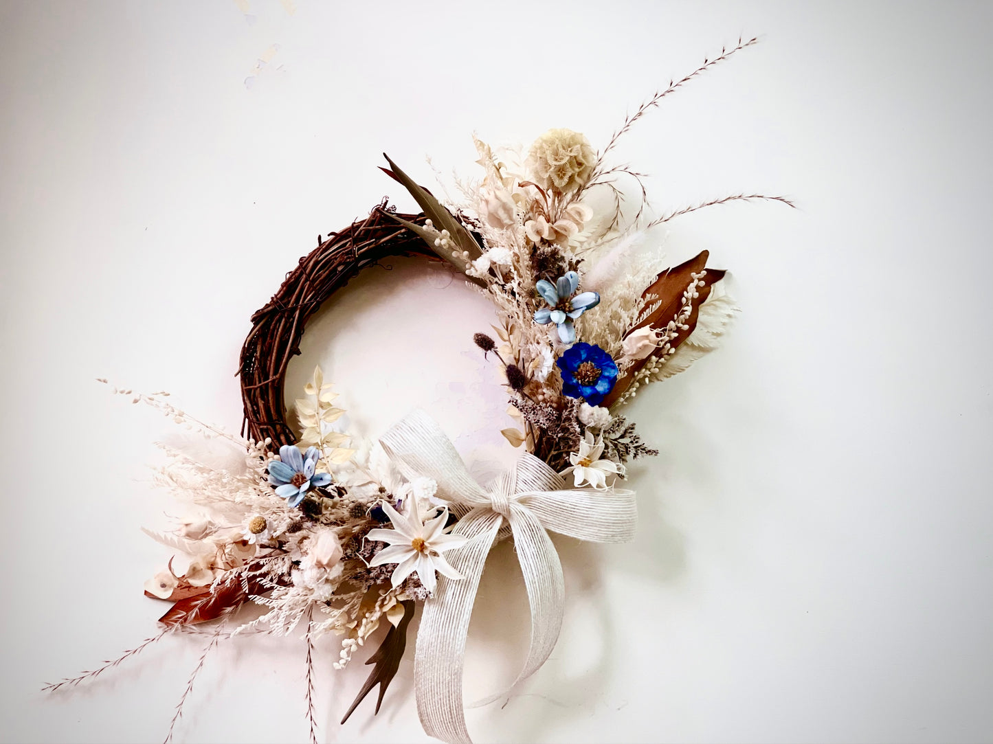 Dried Flower Half Wreath Making Workshop