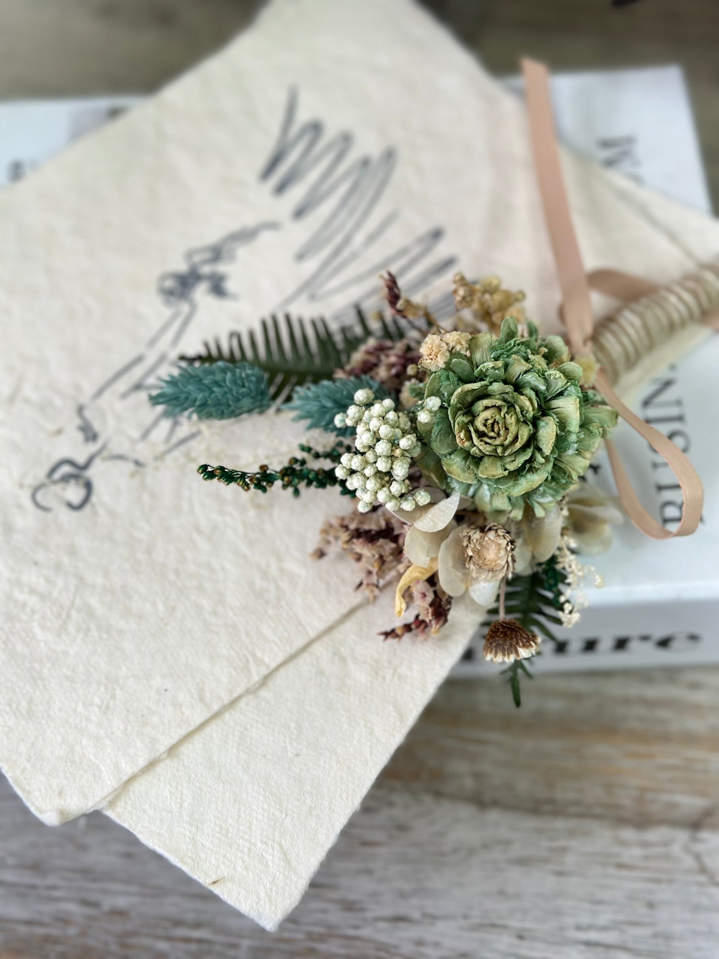 Dried Flower Boutonnieres