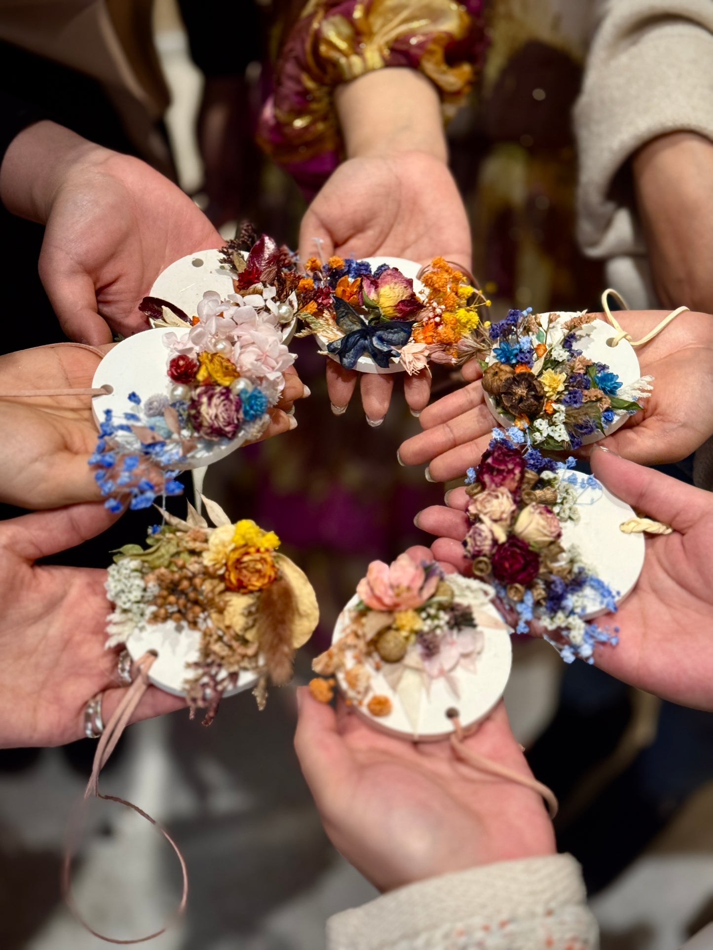 Dried Flower Aroma Stone Workshop (8cm)