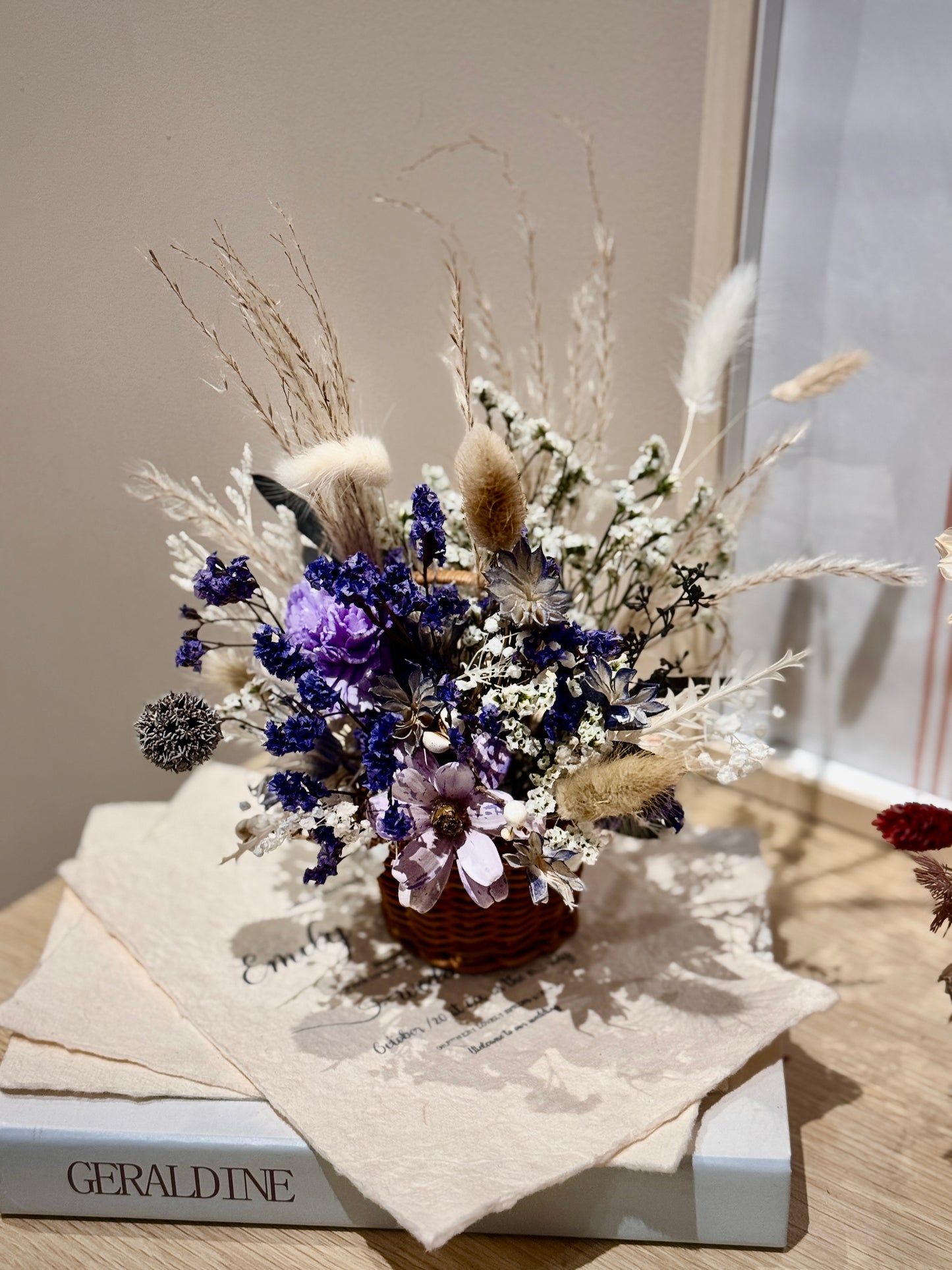 Dried Flower Mini Basket Making Workshop