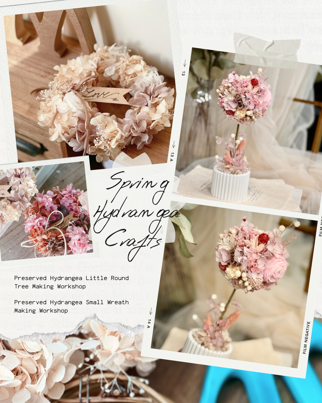 Spring Hydrangea Crafts Workshop