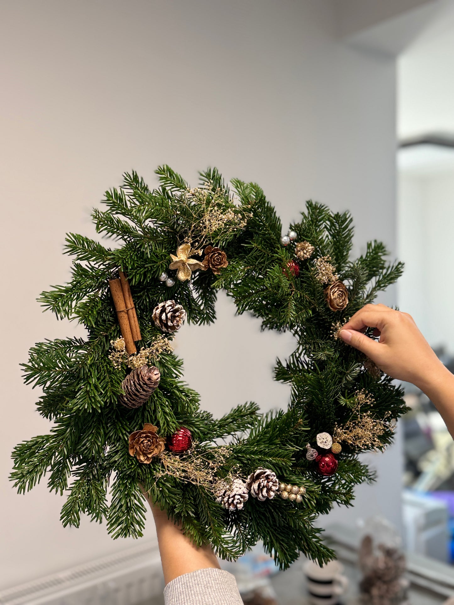 Fresh Christmas Wreath Making Workshop