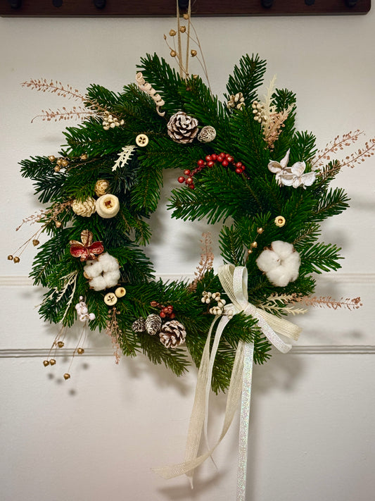Fresh Christmas Wreath Making Workshop