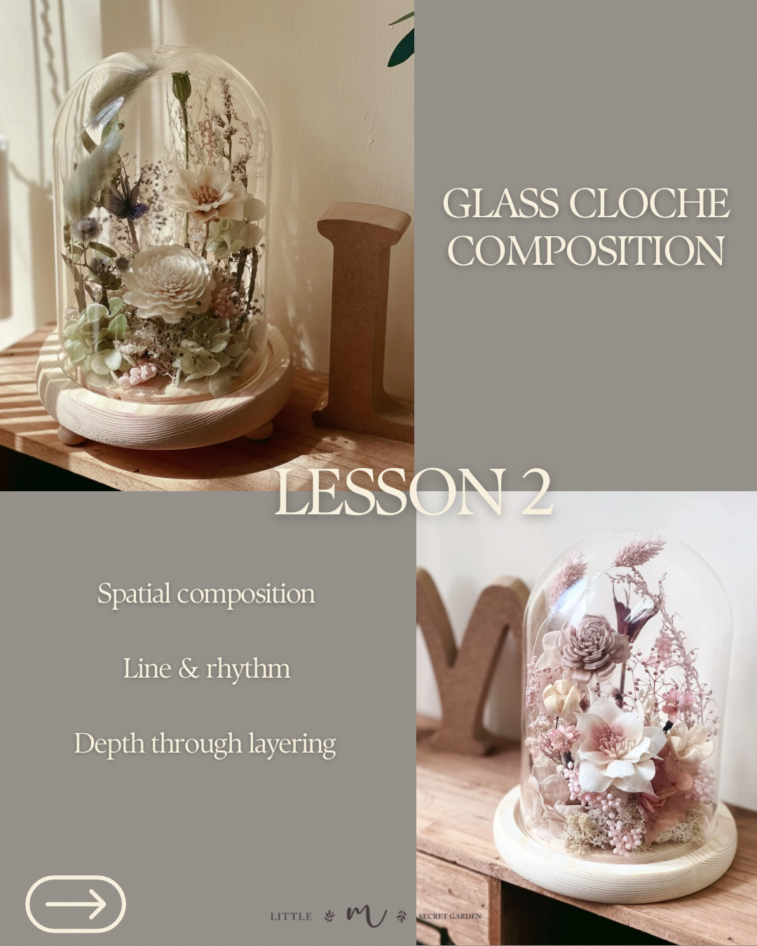 Korean-Style Dried Flower Fundamental Training Course (3 lessons)
