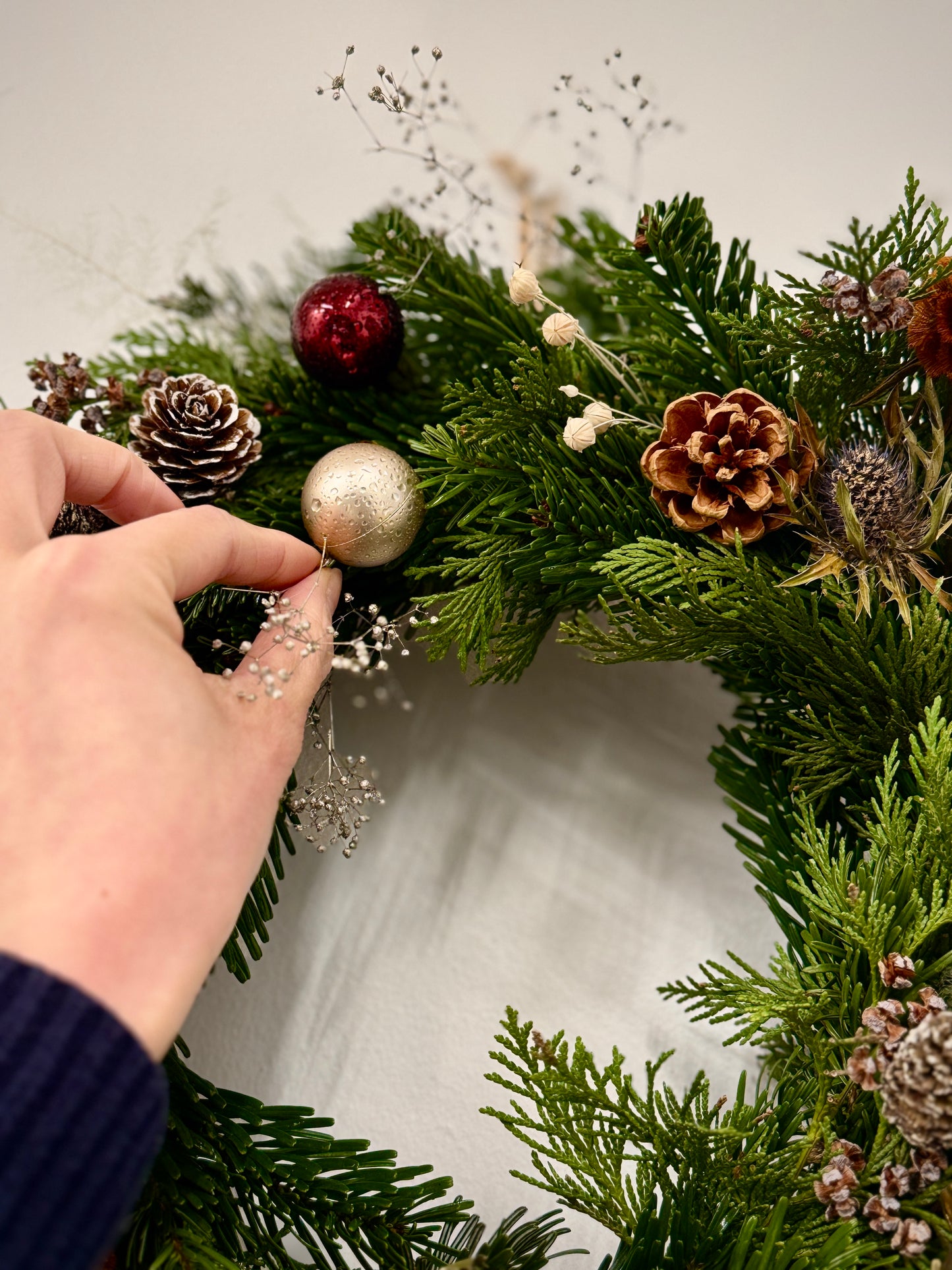 Fresh Christmas Wreath Making Workshop