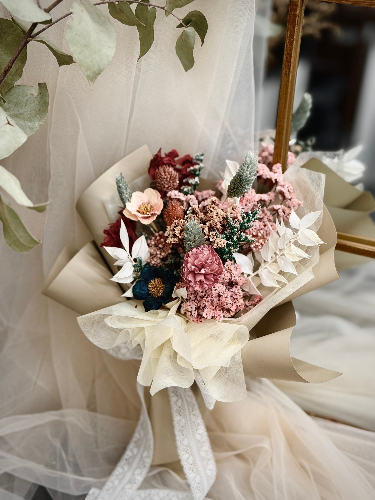 Small Hand Tied Dried Flower Bouquet Making Workshop