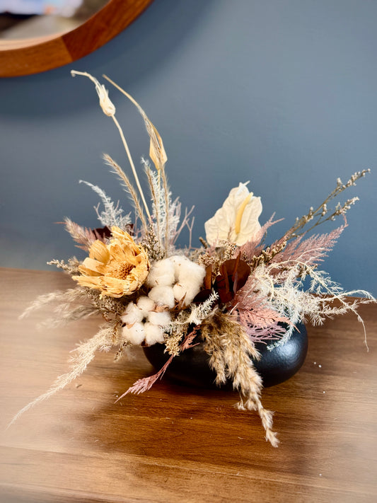 Bohemian Dried floral display - Medium