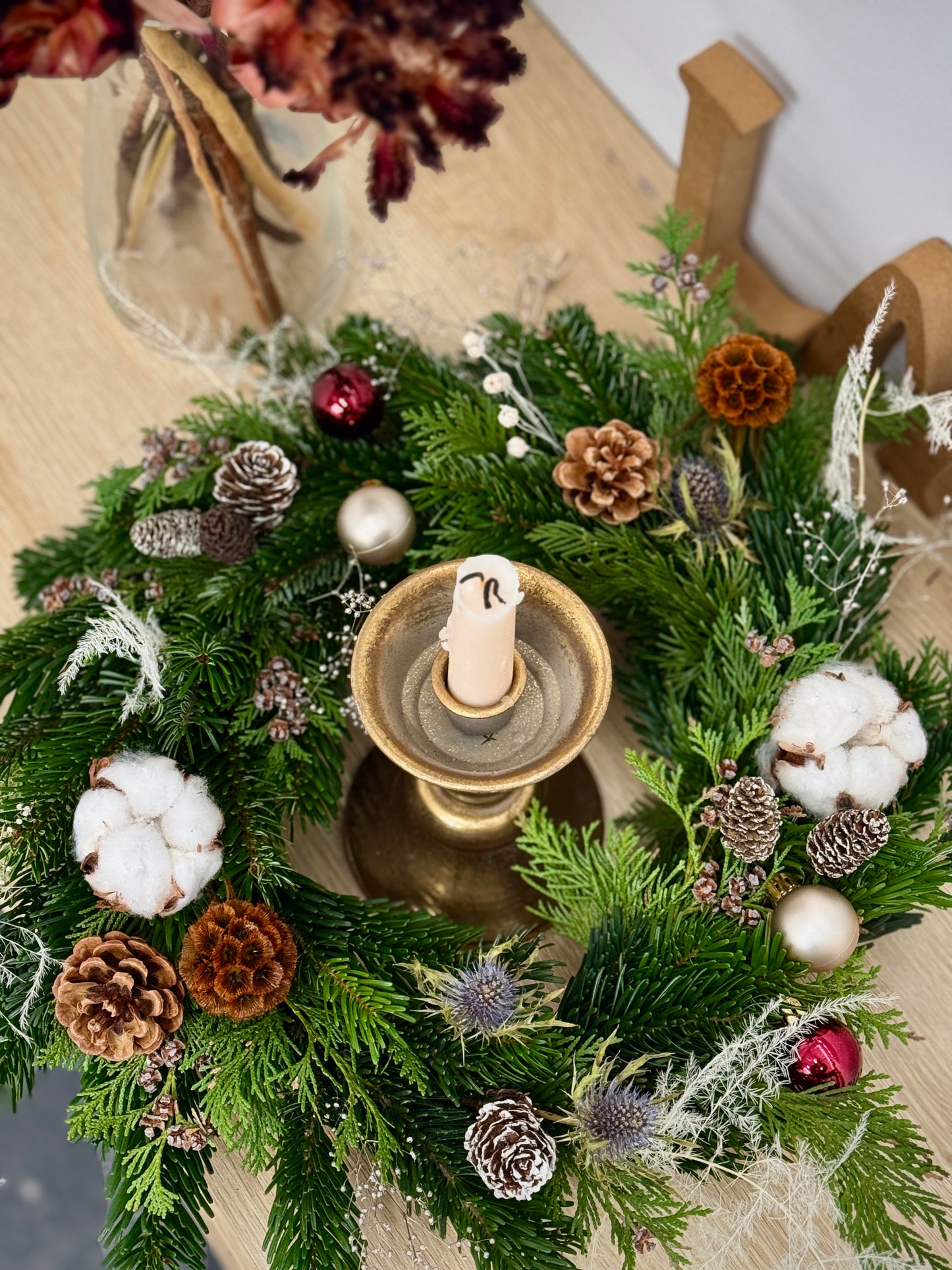 Fresh Christmas Wreath Making Workshop