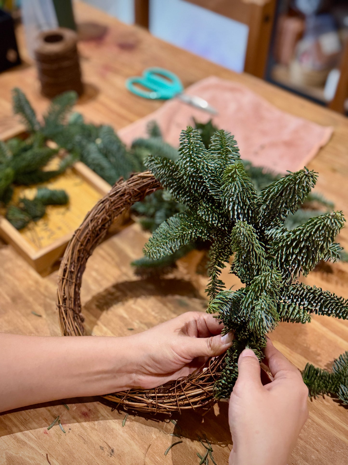 Fresh Christmas Wreath Making Workshop