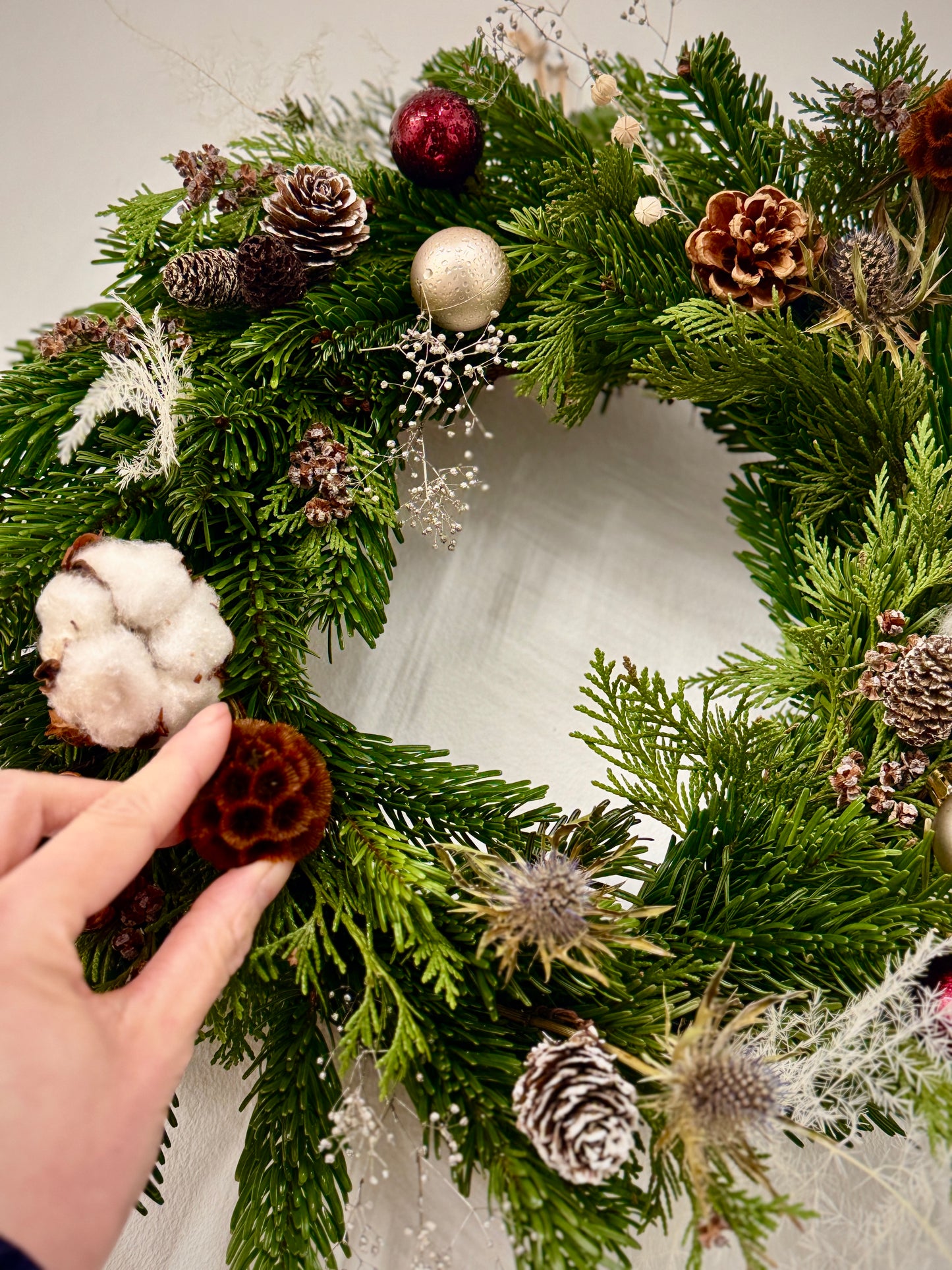 Fresh Christmas Wreath Making Workshop