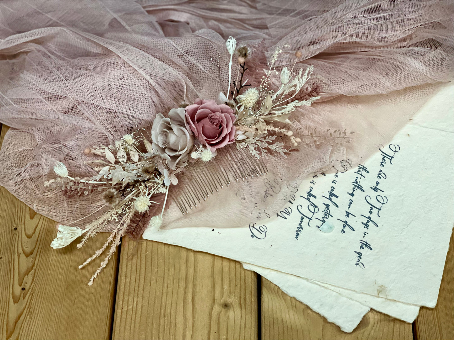 Preserved Flower Hair Accessories Making Workshop