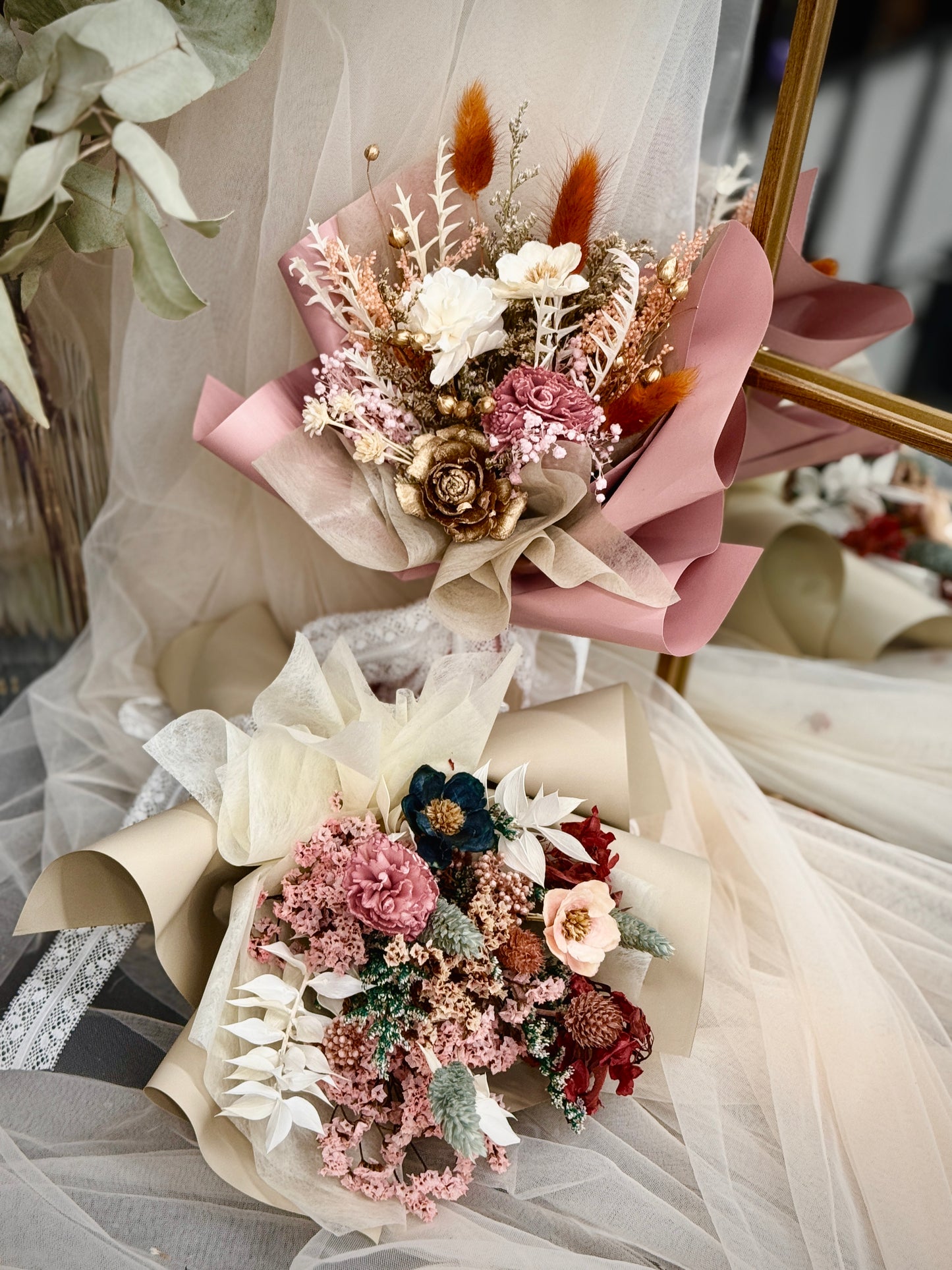 Small Hand Tied Dried Flower Bouquet Making Workshop
