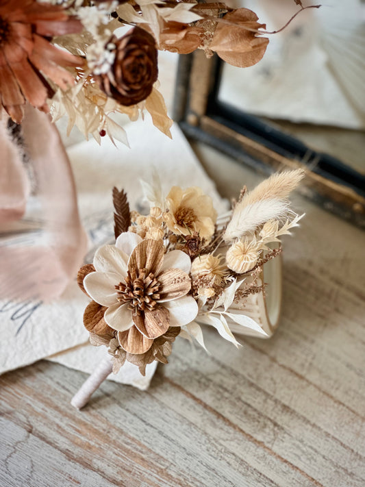 Dried Flower Boutonnieres