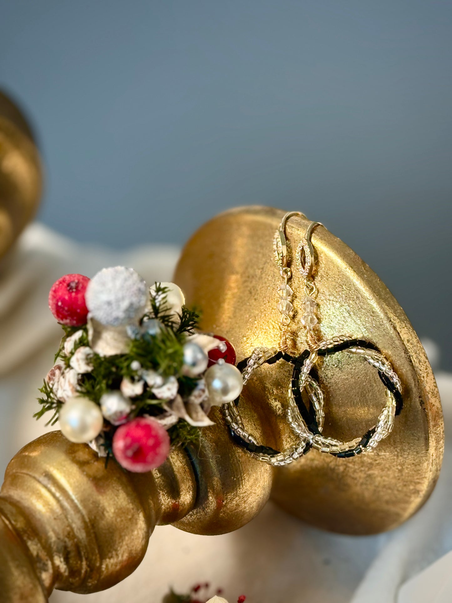 Christmas Handmade Earrings & Pine Cone Ornament Workshop