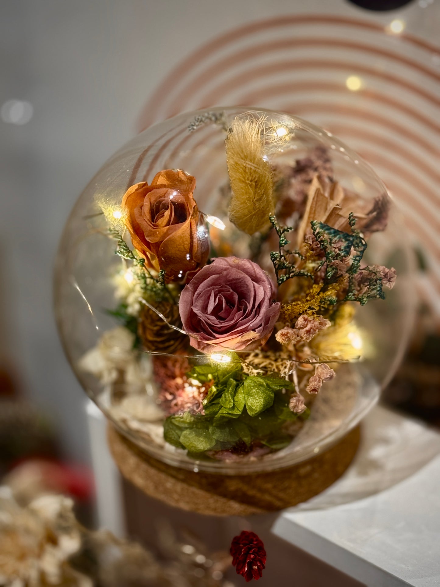 Preserved Flower Crystal Light Ball Making Workshop