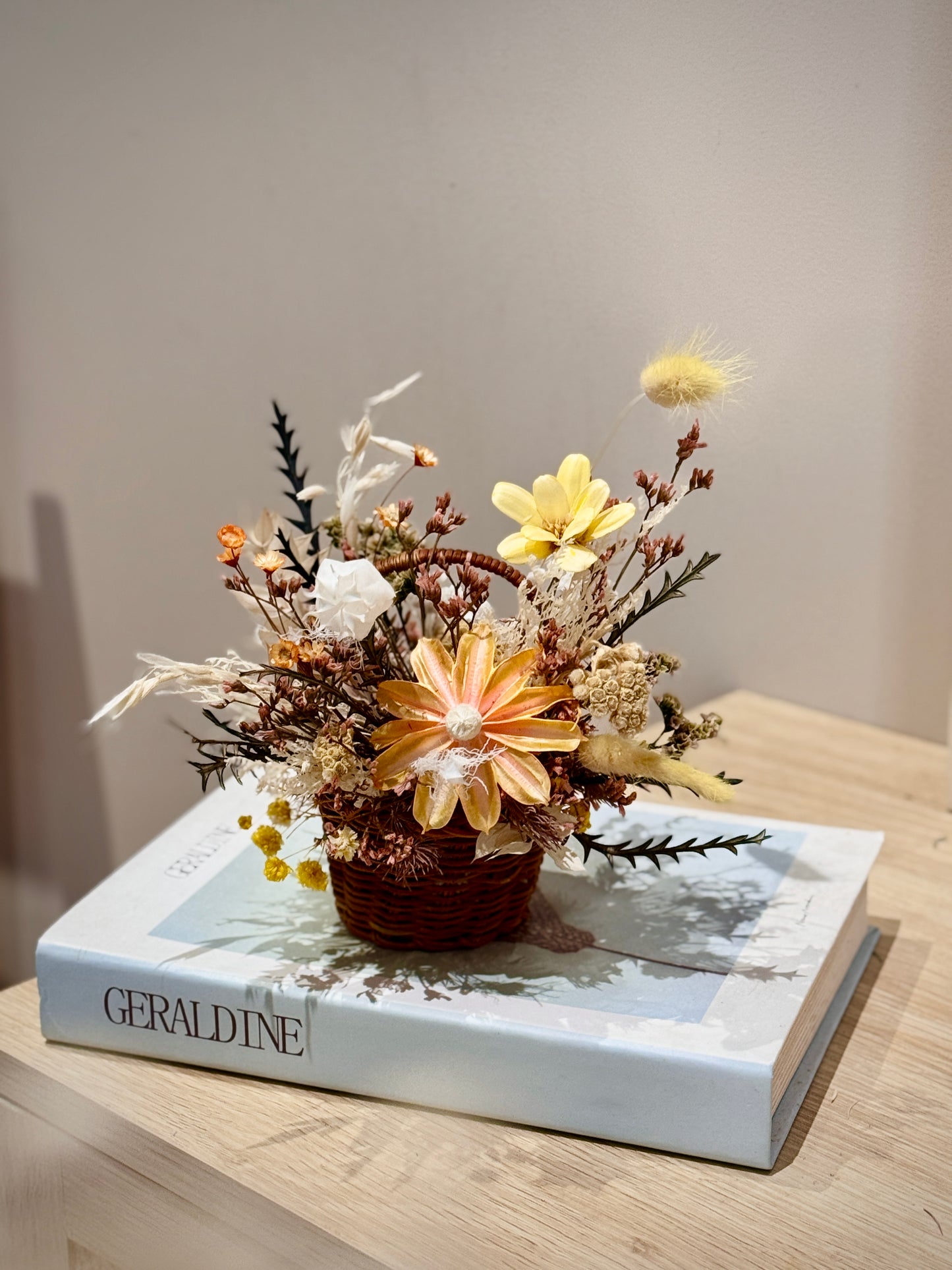Dried Flower Mini Basket Making Workshop