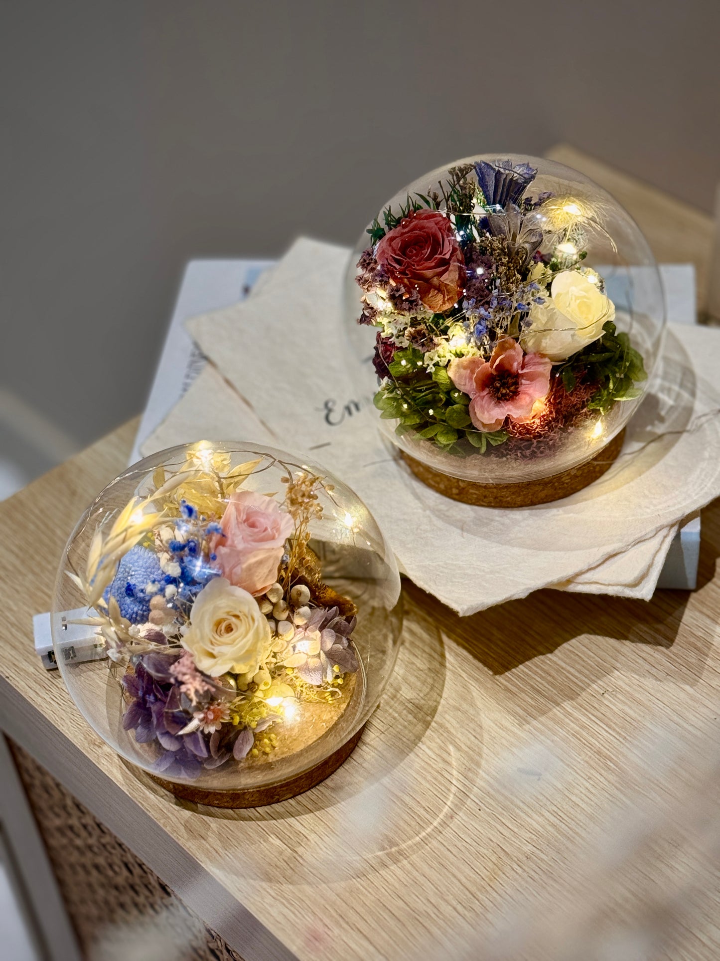Preserved Flower Crystal Light Ball Making Workshop