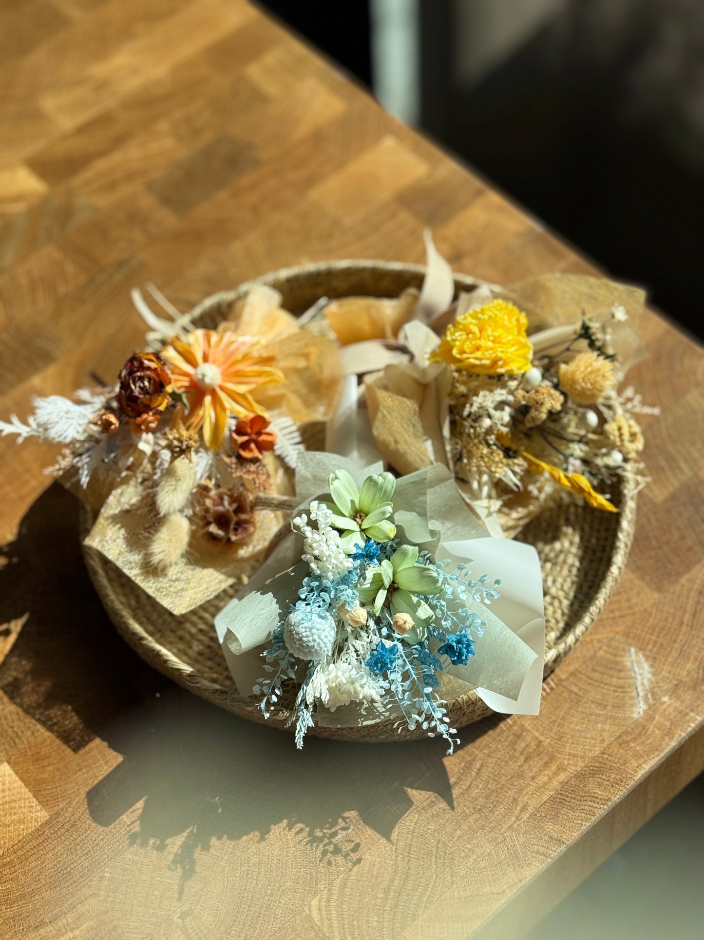 Small Hand Tied Dried Flower Bouquet Making Workshop