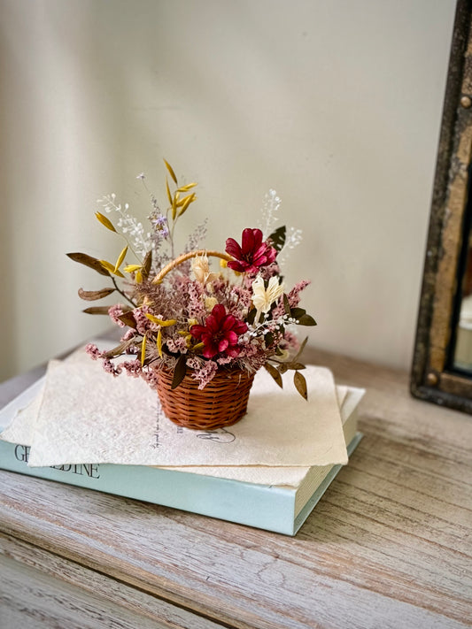 Dried Flower Mini Basket Making Workshop