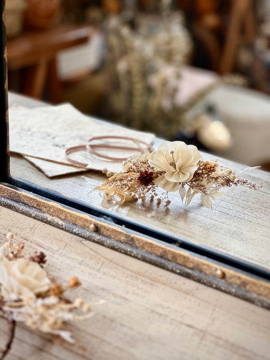 Dried Flower Wrist Corsages